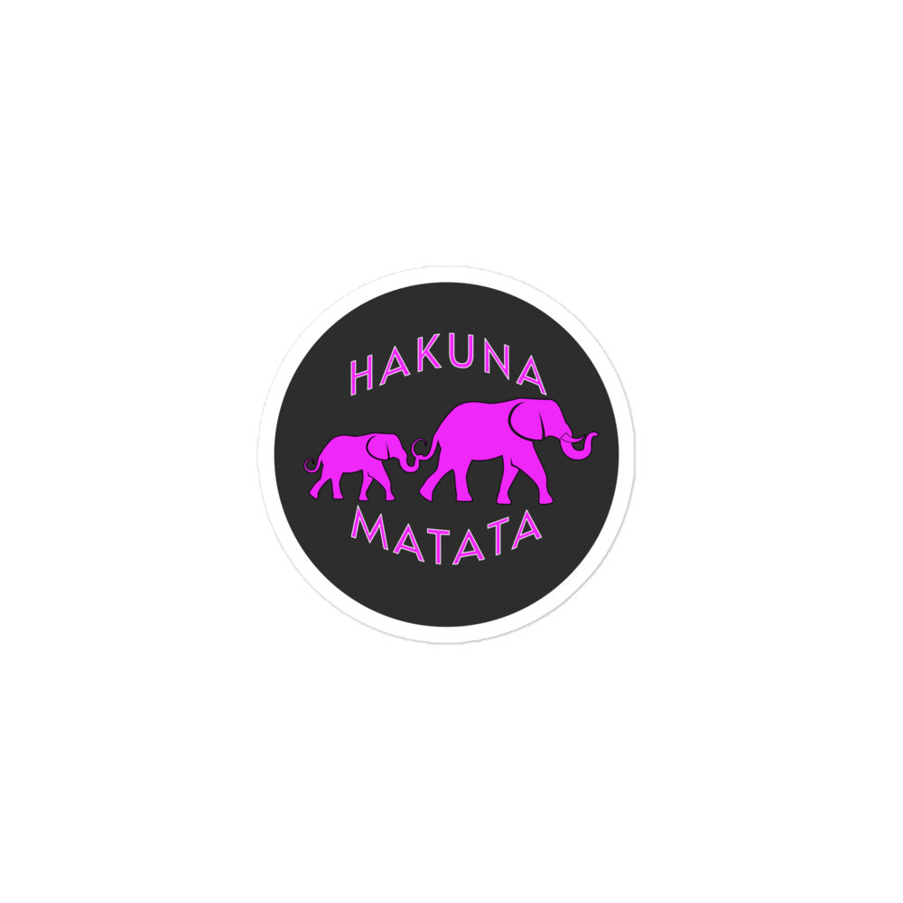 Hakuna Matata Elephant Unity - Violet